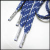 Polyester weaving shoelaces with tip  custom printed logo