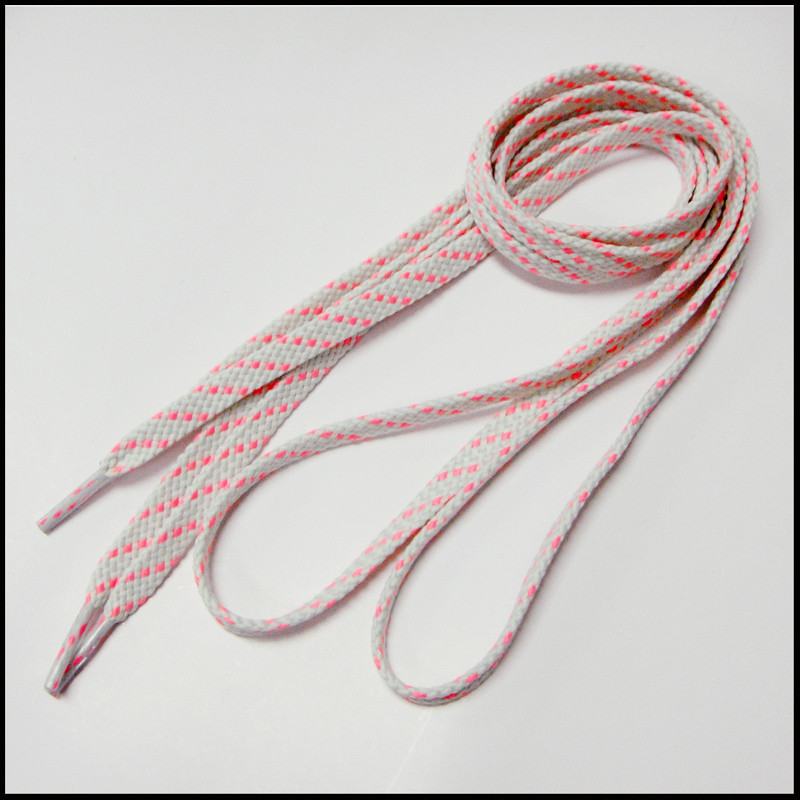 polyester shoelace with custom design
