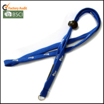 Screen printing logo tubular neck straps
