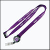 Neck lanyards with retractable reeler for ID card holder