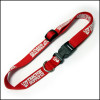 Cheap polyester dog collar with printed logo