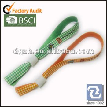 Einmal armband, polyester gewebt armband, armbänder