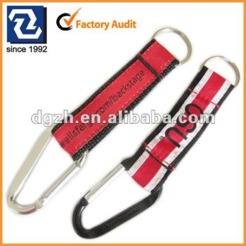 carabiner kurzes keychain, carabiner mit Nylonbügeln