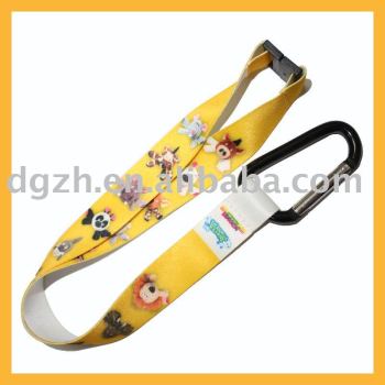 Custom cordino con moschettone, poliestere laccio