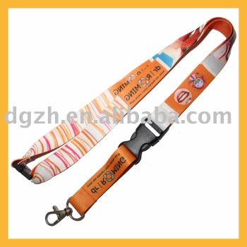 Cordones con de la sublimación de la insignia del cliente, De cuello de encargo correas