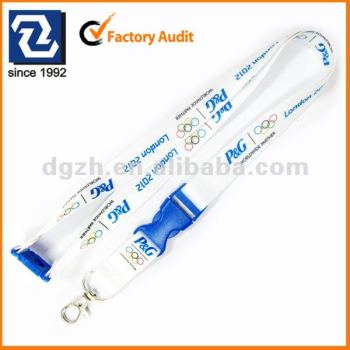 Cuerda de seguridad promocional, Cuello de la correa