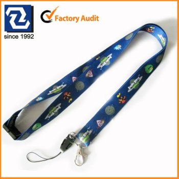 Regalo promocional lanayrds / poliester de la sublimación cordones porta-tarjetas