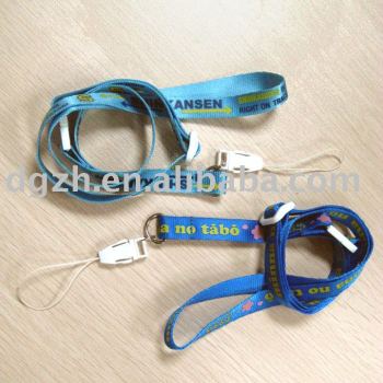 Nylon soporte para teléfono móvil cordones, Nylon cuello correas
