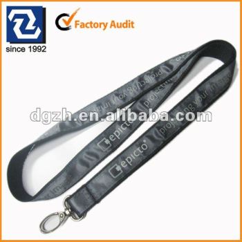 Satén insignia de la impresión cuello correas, Titular de la clave cordones