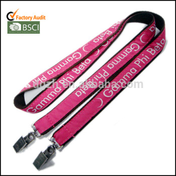 Doppio- fine bull dog clip cordino in raso