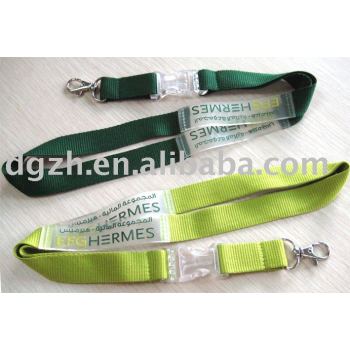 Pvc logo en cordones de poliéster