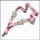 Moda lindo pvc logo cintas de cuello
