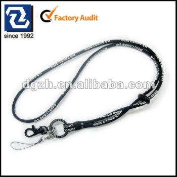 Ronda de poliéster cordones, Cuello redondo correas