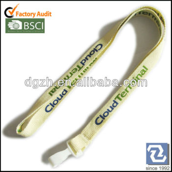 Recycle bambus riemen, weichen lanyards aus bambus