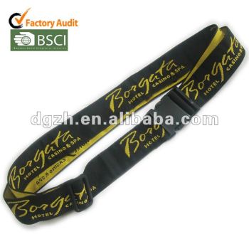 Zubehör für gepäck riemen, polyester gewebt logo tasche riemen