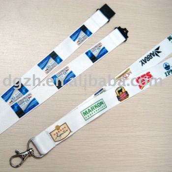 Sublimazione poliestere logo collo cinturino, supporto chiave lanayrds