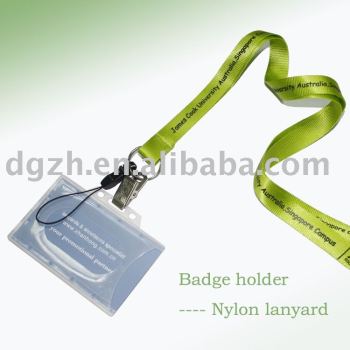 Cordino di nylon, nylon cordino titolare della carta, lavoro scheda collo cinghie