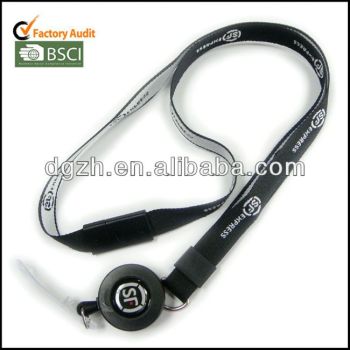 Retráctil carrete lanyard