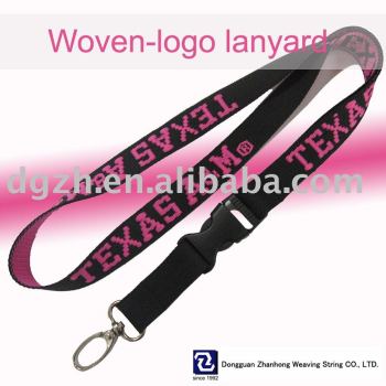 Tejido logo correa para el cuello