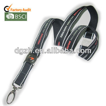 Logotipo personalizado reflexivo cordones para el regalo del negocio