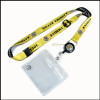 Sublimation logo badge reele card holder neck lanyards for office accessory