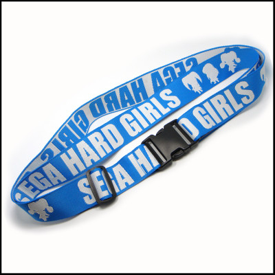 Woven logo luggage belts for promotional gift