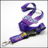 Silicone logo sublimation polyester lanyards for souvenir