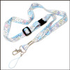 Fashion sublimation logo polyester lanyard for children gift