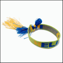 New style  bracelets with woven custom logo for promotional gift