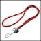 round woven logo card holder lanyards