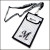 Hot selling custom printed logo document bag lanyard