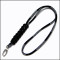 Woven custom logo round lanyards with hand knitting accessory