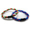Elastic fabric bracelets custom weave band for promotion gift
