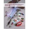 Led light necklace lanyard for promotional gift