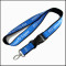 High quality polyester machine sewing satin neck lanyard with custom fittings