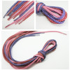 Colorful reflective round shoelaces