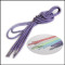 Colorful reflective round shoelaces
