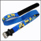 Promotion elastic children belt with sublimation cute logo