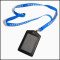 Leather card holder polyester lanyards for ID card