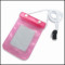 PVC waterproof mobile phone holder with polyester lanyards