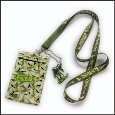 PVC card holder printing custom logo neck lanyards for gift