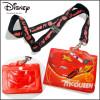Disney cartoon PVC card bag neck lanyards