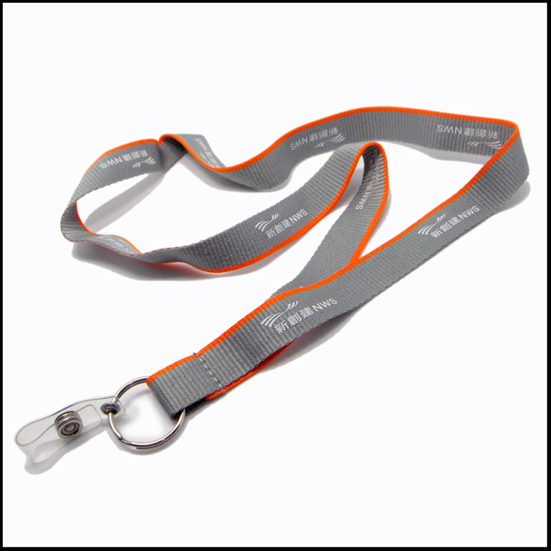 two color neck lanyards for ID card holder