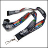 Fashion logo sublimation neck lanyards for competition gift