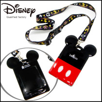 Disney logo name card holder neck lanyards