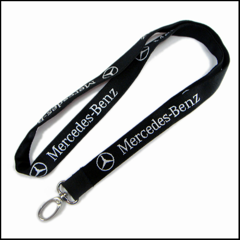 adverting neck lanyards with woven custom logo