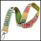Colorful woven custom logo neck lanyards for show