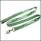 Green polyester straps for dog leashes with printing logo