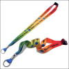 Colorful sublimation custom logo neck strap lanyards