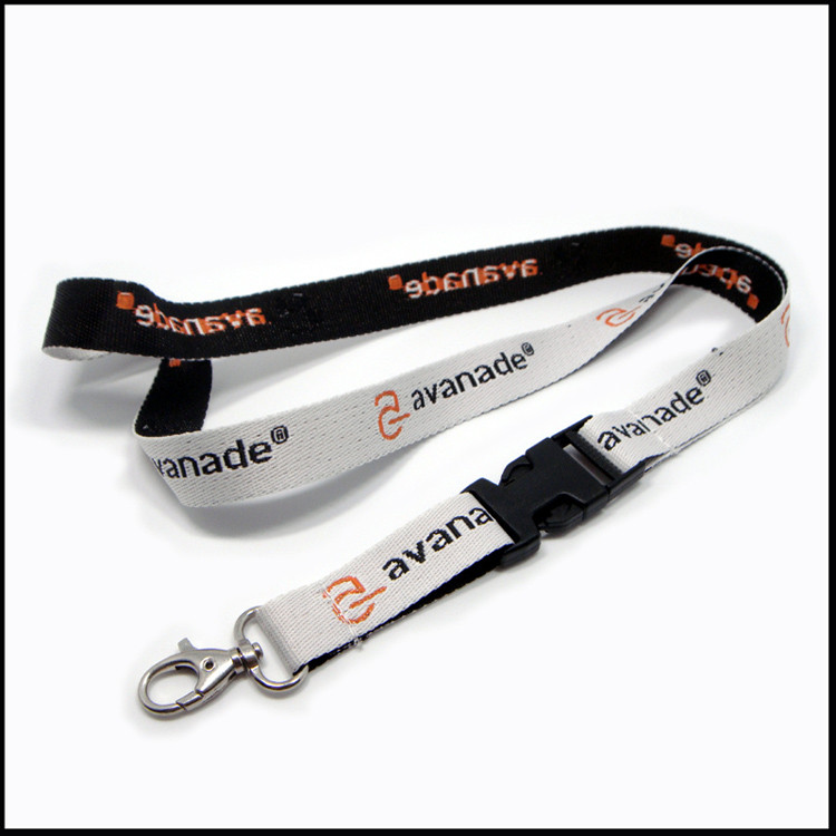 woven logo lanyards for business